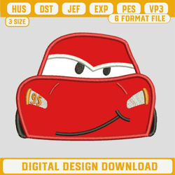 cars lightning mcqueen design, cars embroidery files, lightning mcqueen embroidery design