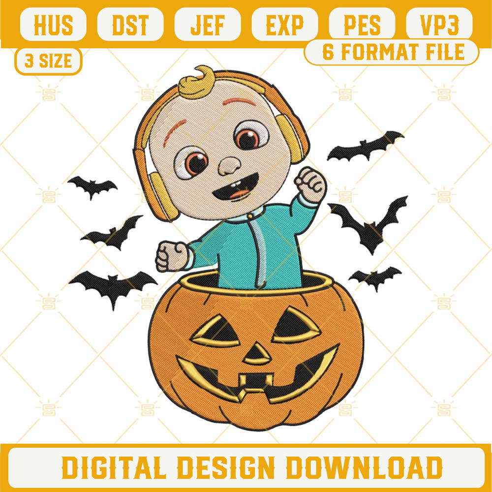 Cocomelon Halloween Embroidery Designs, Cocomelon Machine Embroidery Designs.jpg