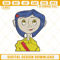 Coraline Face Machine Embroidery Design File.jpg