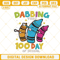 Dabbing Thru 100 Days Of School Embroidery Design, 100 Days Of School Embroidery File.jpg