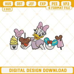 daisy duck disneyland machine embroidery design file