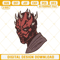 Darth Maul Embroidery Design, The Dathomirian Star Wars Embroidery File.jpg