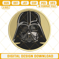 darth vader star wars embroidery designs, darth vader machine embroidery design