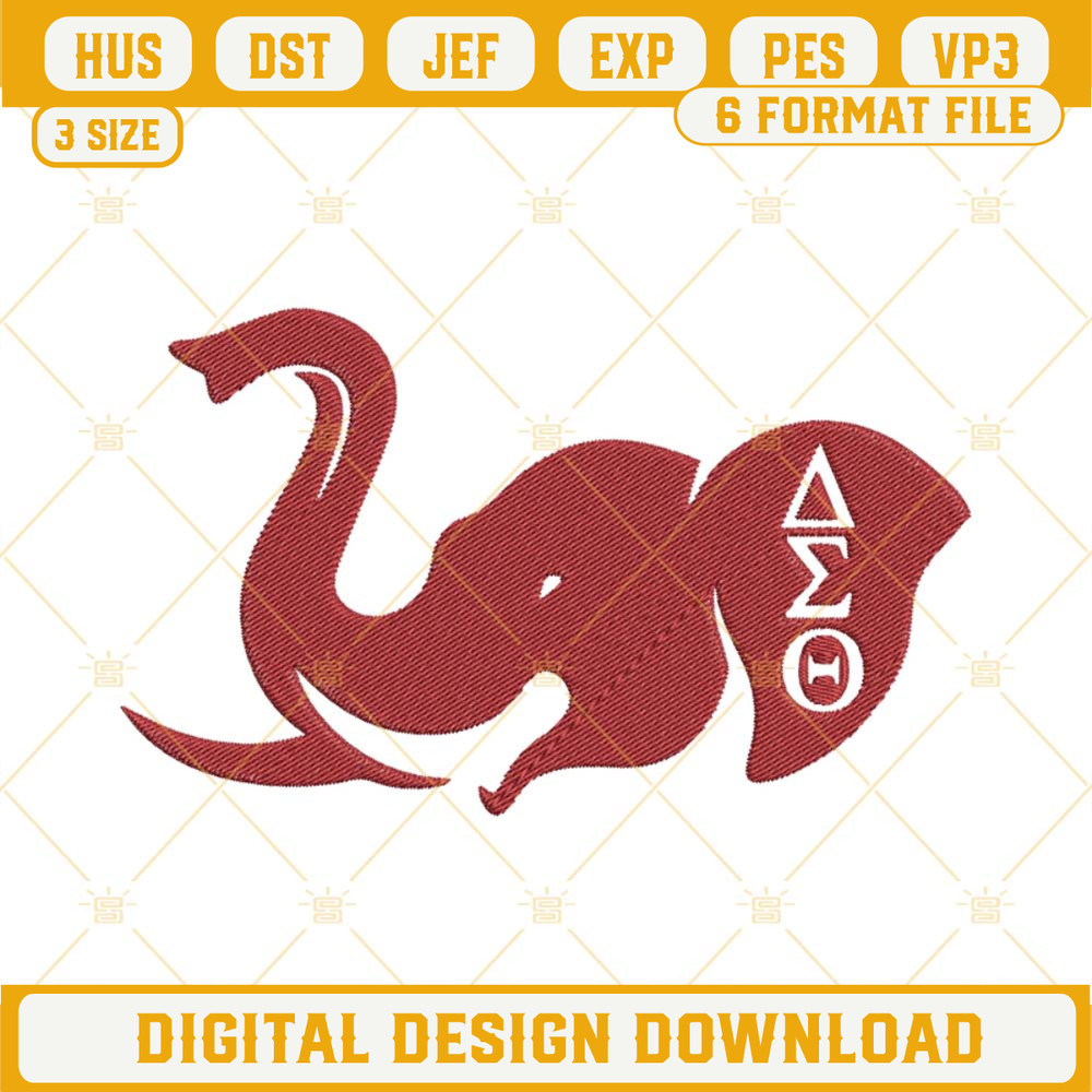 Delta Sigma Theta Elephant Embroidery Design Files.jpg