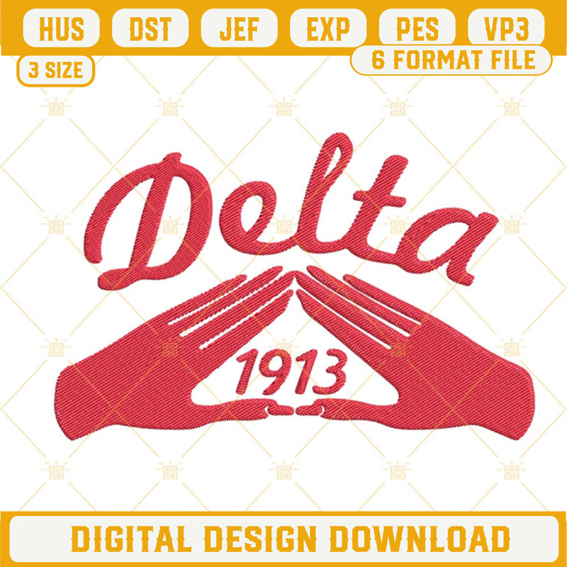 Delta Sigma Theta Embroidery Files, Delta Sigma Theta AEO 1913 Embroidery Designs.jpg