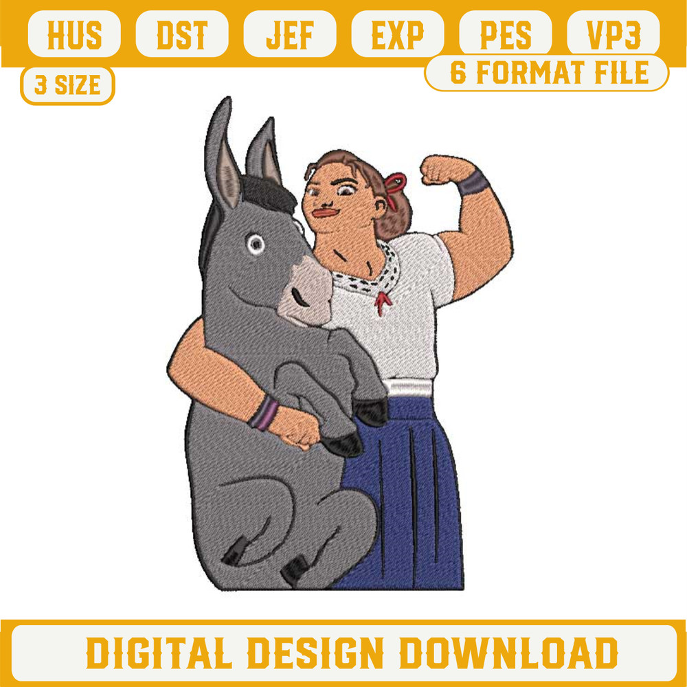 Disney Encanto Luisa Madrigal Embroidery Designs, Luisa Encanto Embroidery Design File, Encanto Embroidery Files.jpg