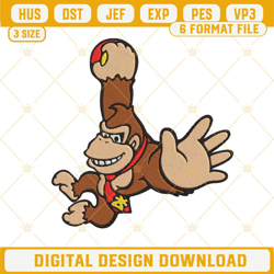 donkey kong embroidery design files