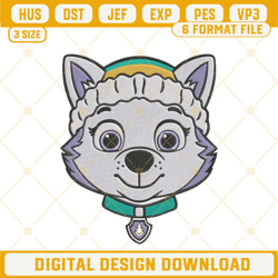 everest paw patrol machine embroidery design file
