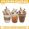 Fall Coffee Drink Latte Embroidery Designs, Autumn Orange Pumpkin Latte Coffee Embroidery Design Files.jpg