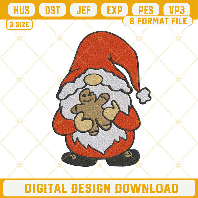 Gnome Santa Christmas Embroidery Design File.jpg