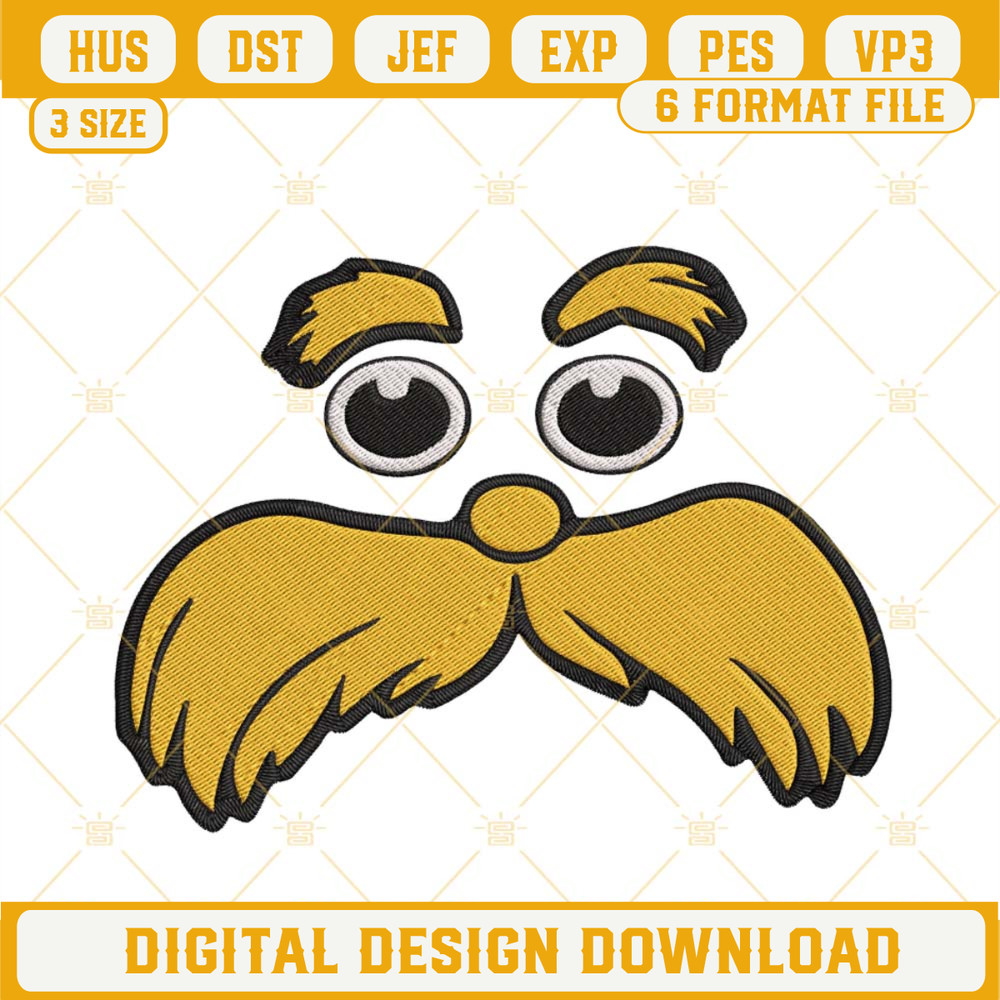 God Lorax Embroidery Design, The Lorax Dr Seuss Embroidery Files.jpg