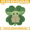Good Luck Charm Embroidery Design, Baby Yoda St Patricks Day Embroidery File.jpg