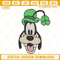 Goofy Dog Leprechaun Hat Embroidery Design, Disney St Patricks Day Embroidery File.jpg