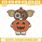 Gremlins Gizmo Pumpkin Halloween Machine Embroidery Design File.jpg
