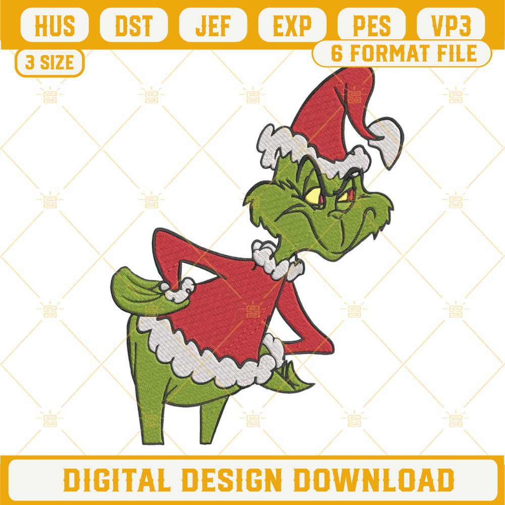 Grinch Christmas Machine Embroidery Design File.jpg