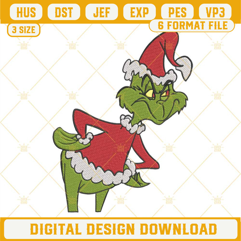 Grinch Christmas Machine Embroidery Design File.jpg