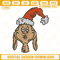Grinch Dog Christmas Embroidery Design File.png