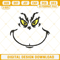 Grinch Face Embroidery Design, Grinch Embroidery Design File.jpg