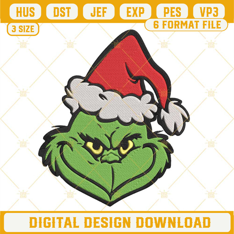 Grinch Face Machine Embroidery Design File 1.jpg