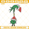 Grinch Hand Bad Bunny Christmas Embroidery Files.jpg