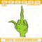 Grinch Middle Finger Embroidery Designs, Grinch Giving The Finger Embroidery Design File.jpg