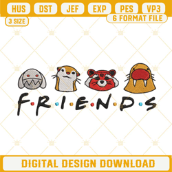 guardians of the galaxy friends embroidery designs, rocket lylla teefs and floor machine embroidery files