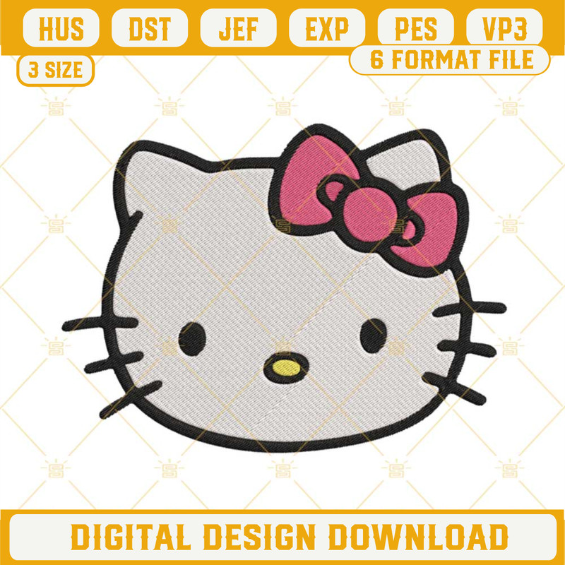 Hello Kitty Face Embroidery Design Files.jpg