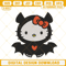 Hello Kitty Halloween Bat Embroidery Design Download Files.jpg