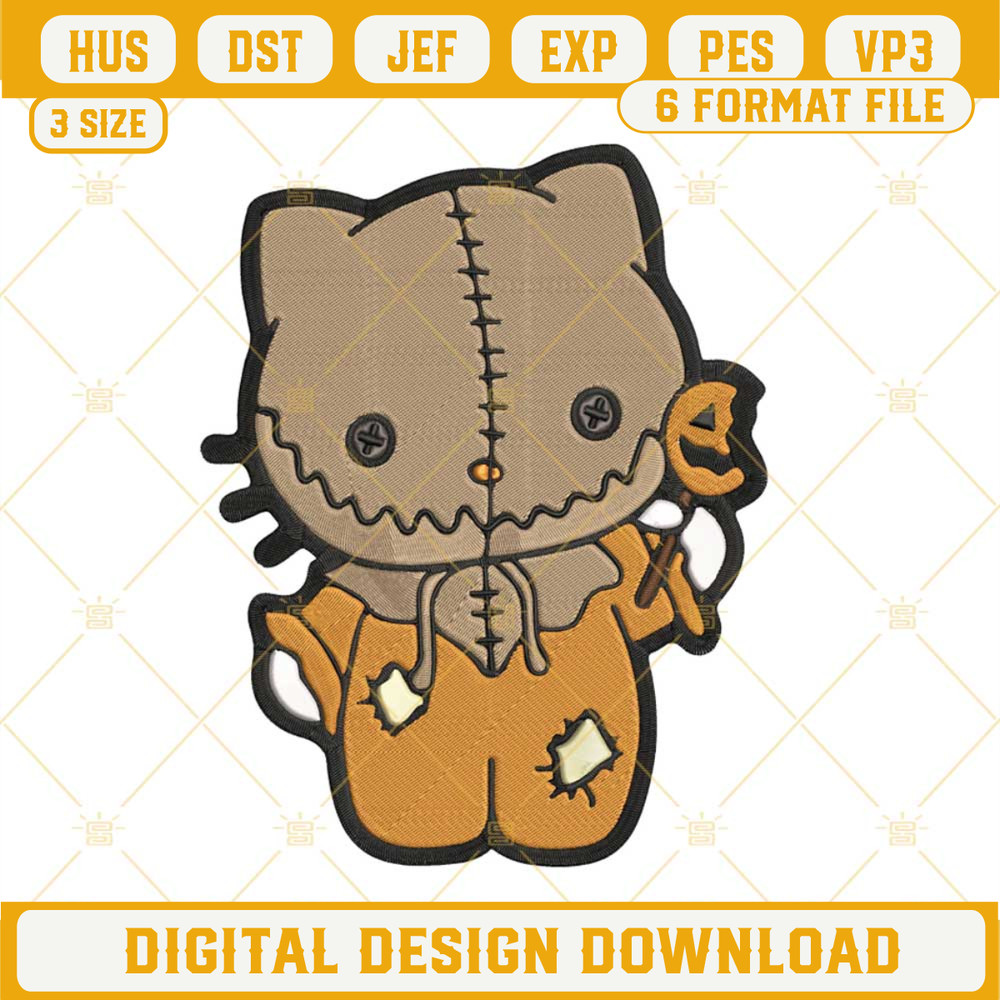 Hello Kitty Sam Trick R Treat Machine Embroidery Design File, Hello Kitty Halloween Embroidery Designs.jpg
