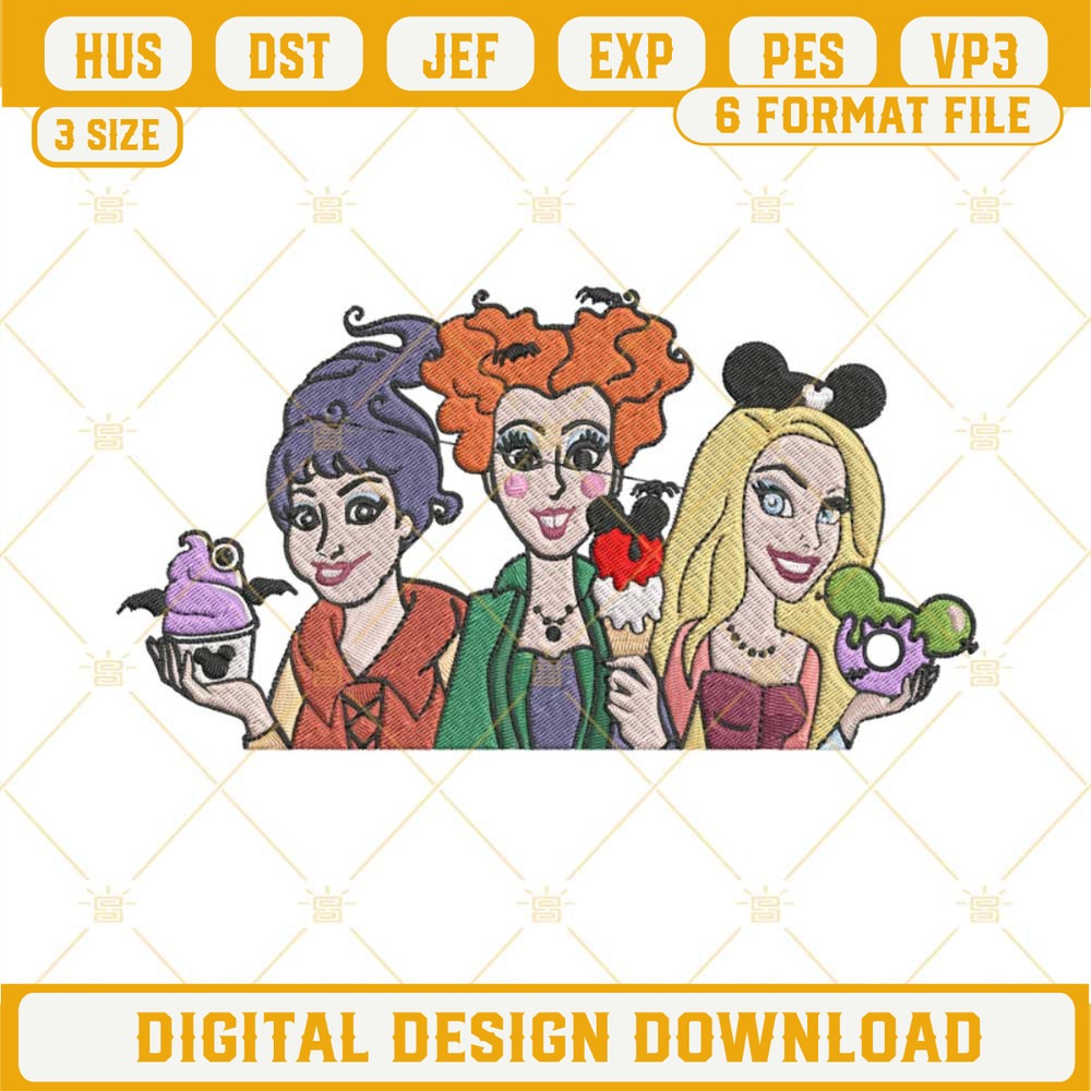 Hocus Pocus Disneyland Snacks Machine Embroidery Design File.jpg