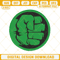 Hulk Logo Embroidery Designs, Hulk Embroidery Design File.jpg