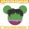 Hulk Mouse Ears Embroidery Design, Superhero Embroidery Design Files.jpg