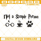Im A Simple Person Embroidery Designs, Love Harry Potter Coffee And Dog Embroidery Files.jpg