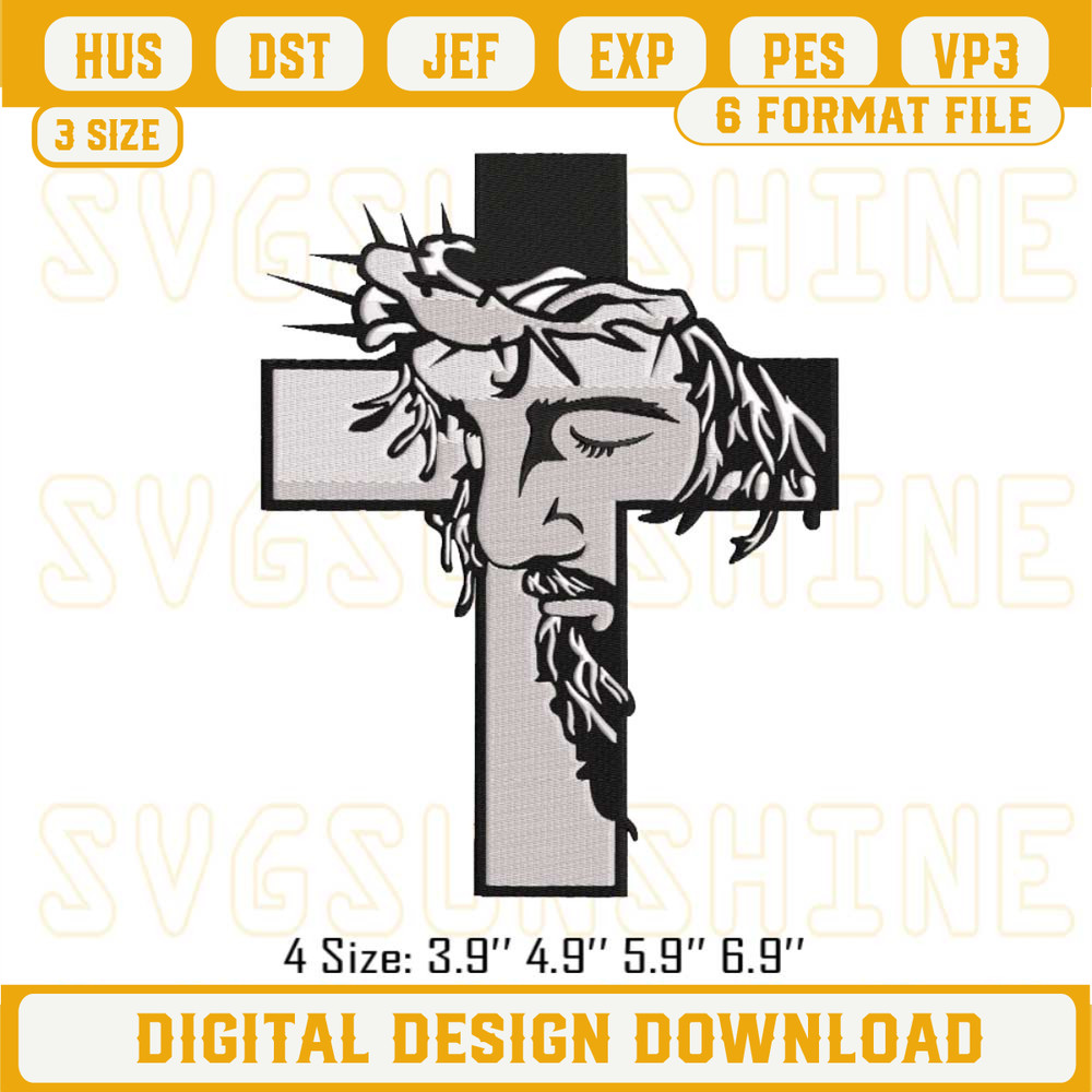 Jesus On The Cross Embroidery Files, Jesus Embroidery Designs.jpg