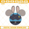 Judy Hopps Mickey Mouse Ears Machine Embroidery Designs, Disney Zootopia Embroidery Files.jpg