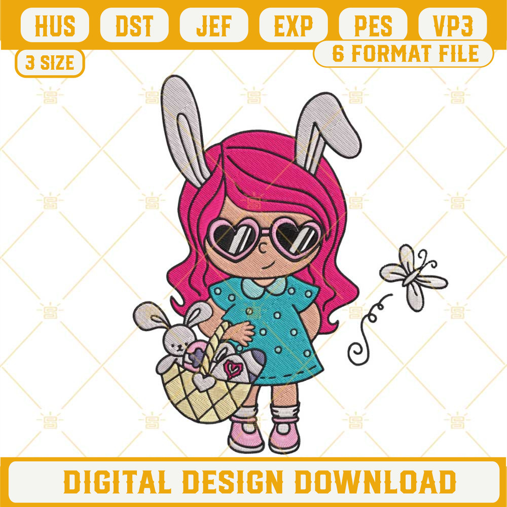 Karol G Easter Embroidery Designs, Baby Bichota Easter Bunny Embroidery Files.jpg