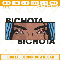 karol g face embroidery designs file