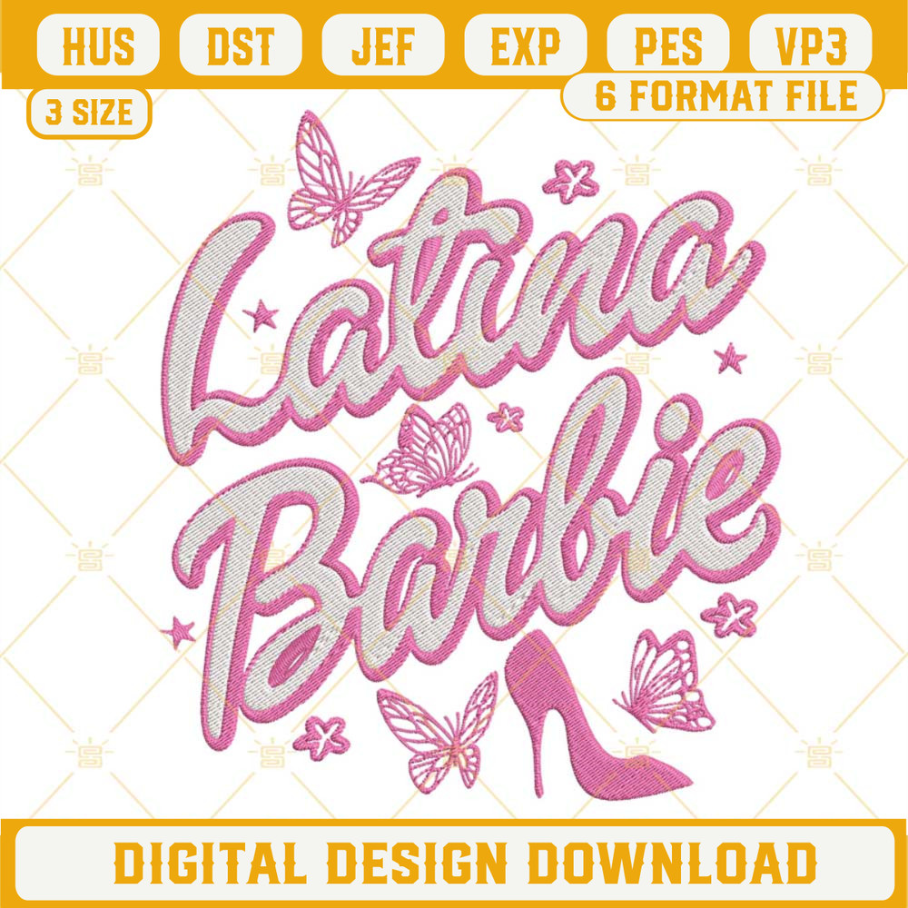 Latina Barbie Machine Embroidery Design File Download.jpg