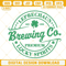 Leprechaun Brewing Co Embroidery Design, Happy St Patricks Day Embroidery File.jpg