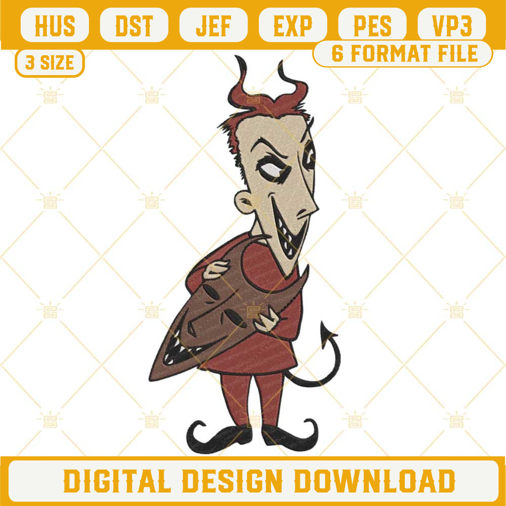 Lock The Nightmare Before Christmas Embroidery Design Download File.jpg
