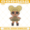 Lol Doll Queen Bee Embroidery Design, Lol Surprise Embroidery File.jpg