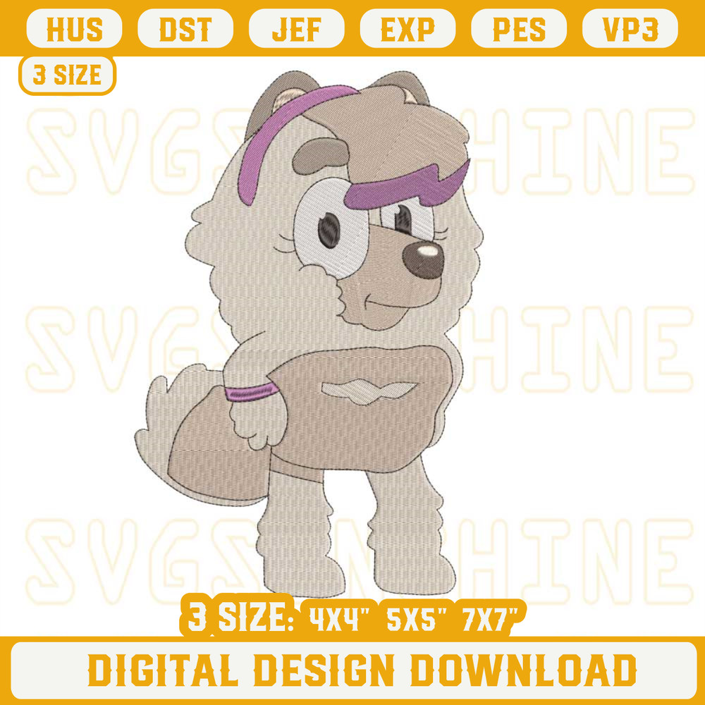 Lovely Judo Bluey Embroidery Designs, Judo Dog Cartoon Machine Embroidery Designs.jpg