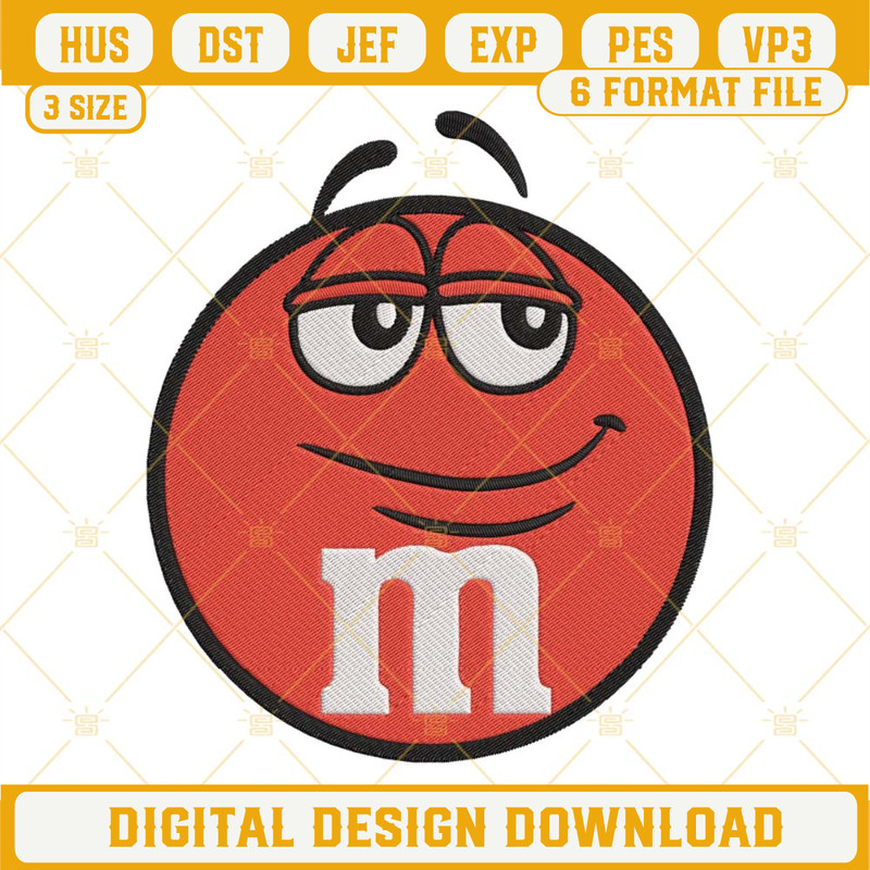 M And M Red Candy Machine Embroidery Design File.jpg