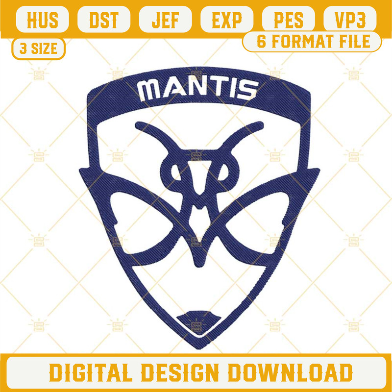 Mantis Marvel Logo Embroidery Design, Guardians Of The Galaxy Embroidery Digital File.jpg