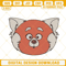 Meilin Lee Red Panda Face Embroidery Designs, Turning Red Panda Embroidery Files.jpg