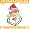 Merry Grinchmas Machine Embroidery Design File.jpg