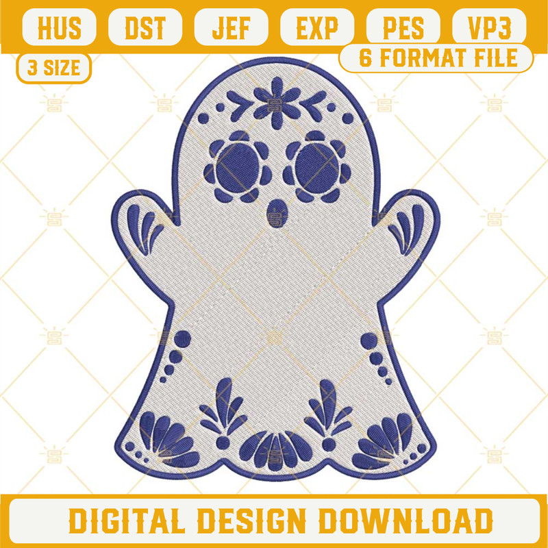 Mexican Conchas Skull Halloween Embroidery Designs.jpg