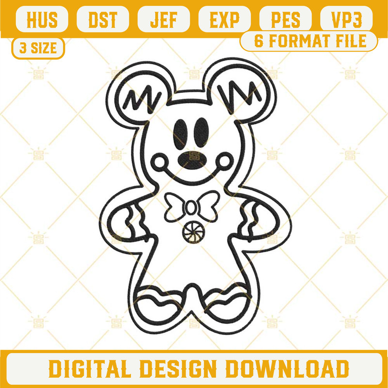 Mickey Gingerbread Embroidery Design File.jpg