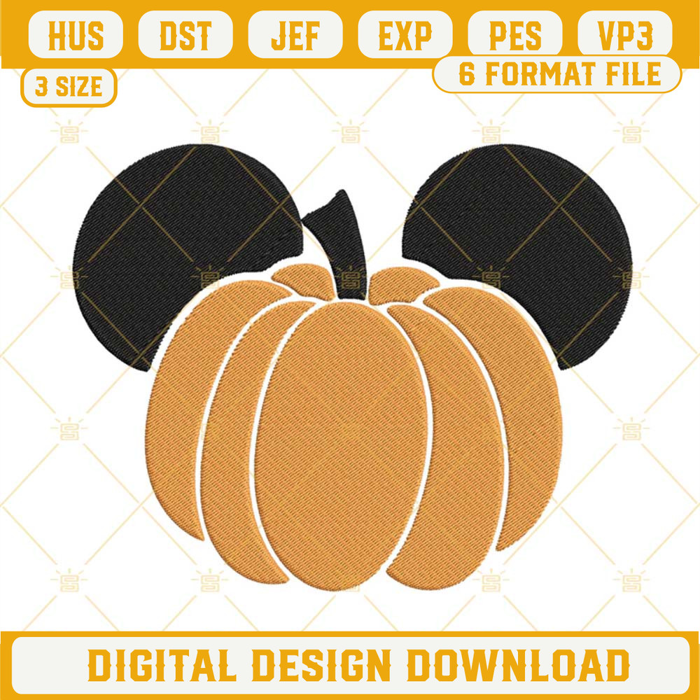 Mickey Head Pumpkin Halloween Embroidery Design Files.jpg
