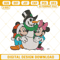 Mickey Minnie Winter Snowman Machine Embroidery Design File.jpg